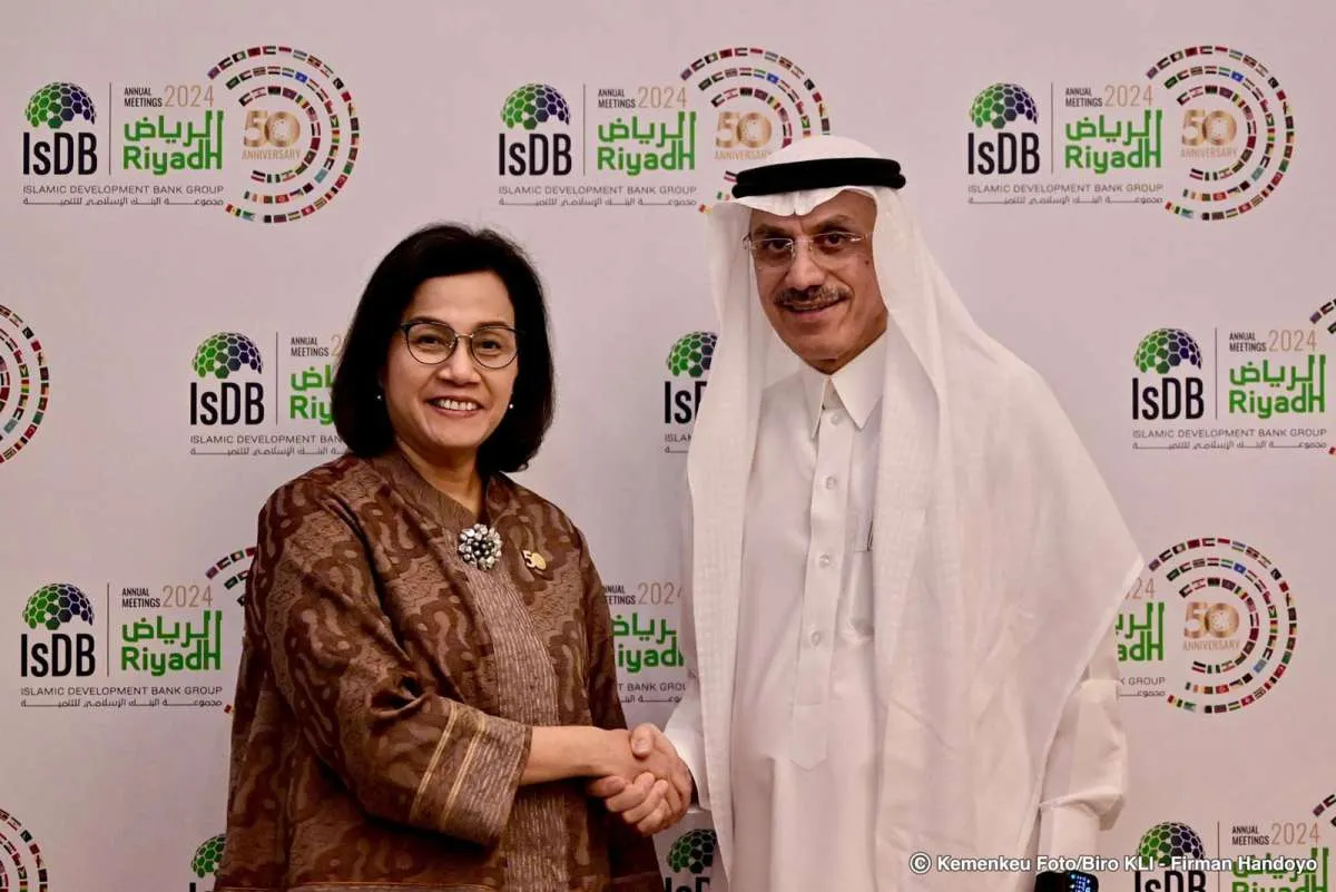Hadiri Pertemuan IsDB, Sri Mulyani Bahas Reformasi MDBs hingga Transisi Energi
