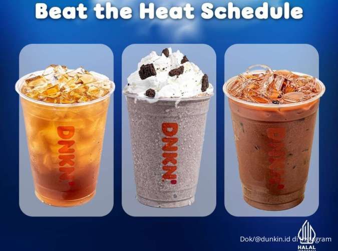 Promo Dunkin Weekend, Beli 1 Dapat 2 Minuman Bayar dengan BCA