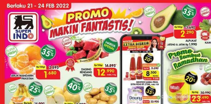 Promo Superindo di 21-24 Februari 2022, Promo Semakin Fantastis Mulai Hari Senin