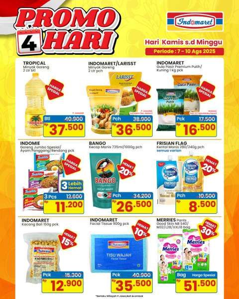 Promo JSM Indomaret Weekend 8-10 Agustus 2025