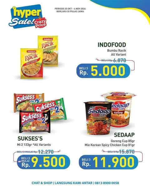 Promo Hypermart Hyper Sale Periode 25 Oktober-4 November 2024