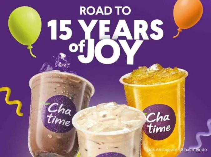 Promo 15 Tahun Chatime Serba Rp 15.000 & Kopi Kenangan Rilis Tiramisu Series