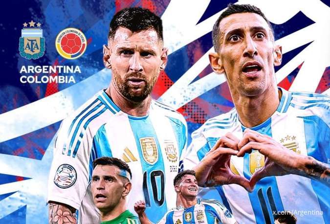 Prediksi Line Up Argentina di Laga Final Copa America 2024 Kontra Kolombia