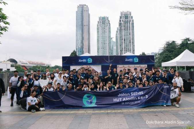 Bank Aladin Syariah Rayakan HUT ke-3,Gelar Berbagai Kegiatan&Bagikan Bingkisan di CFD