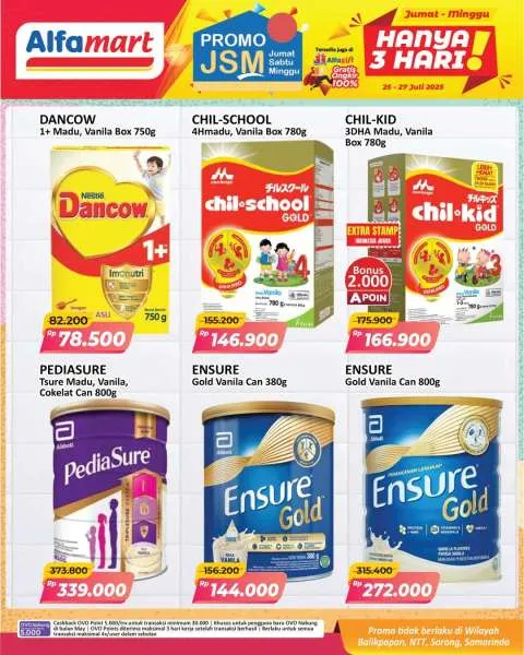 Promo JSM Alfamart Periode 25-27 Juli 2025