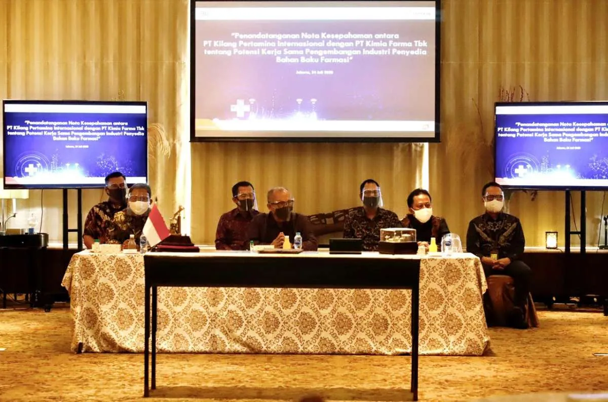 Pertamina & Kimia Farma kerja sama pengolahan petrokimia jadi bahan baku farmasi