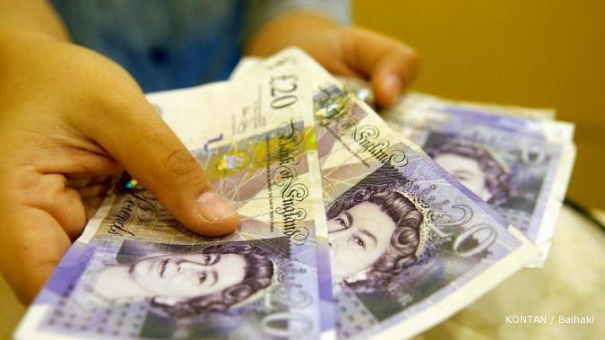 Data ritel Inggris tekan Poundsterling