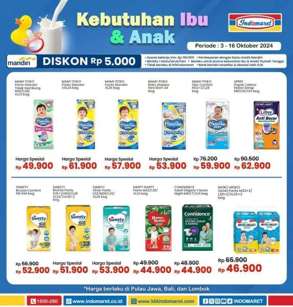 Promo Indomaret Super Hemat Periode 3-16 Oktober 2024