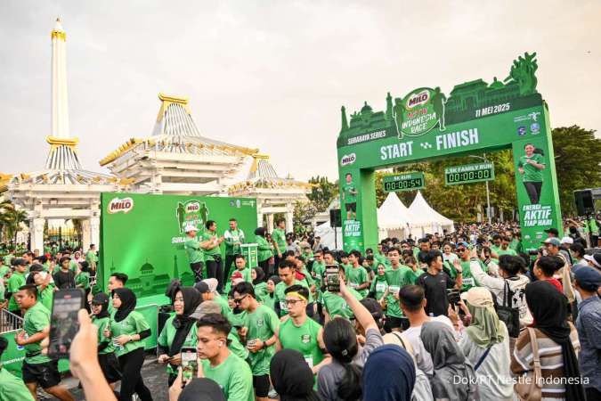 Sebanyak 6.000 Peserta Ikuti Road to MILO ACTIV Indonesia Race 2025 Surabaya Series