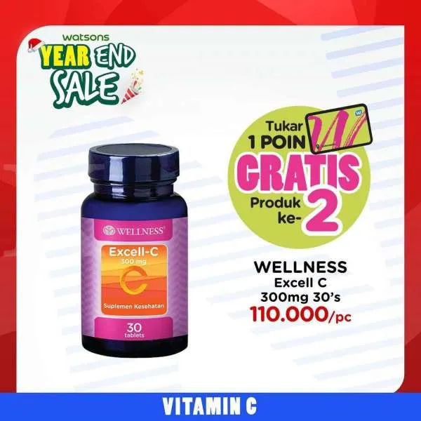 Promo Watsons Year End Sale Edisi Vitamin 23 Desember 2021-2 Januari 2022