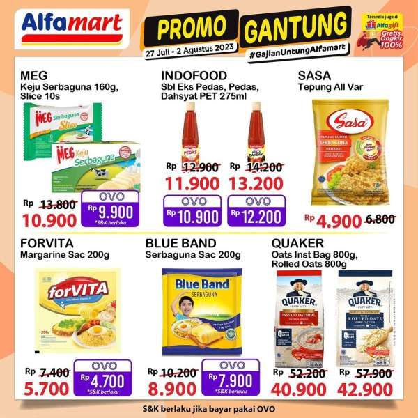 Katalog Harga Promo Alfamart Gantung Terbaru 27 Juli-2 Agustus 2023