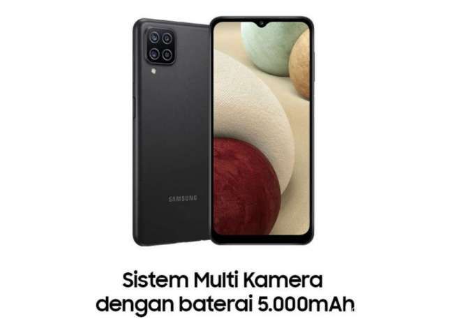 Cek daftar harga HP Samsung A12, semua varian hanya Rp 2 jutaan