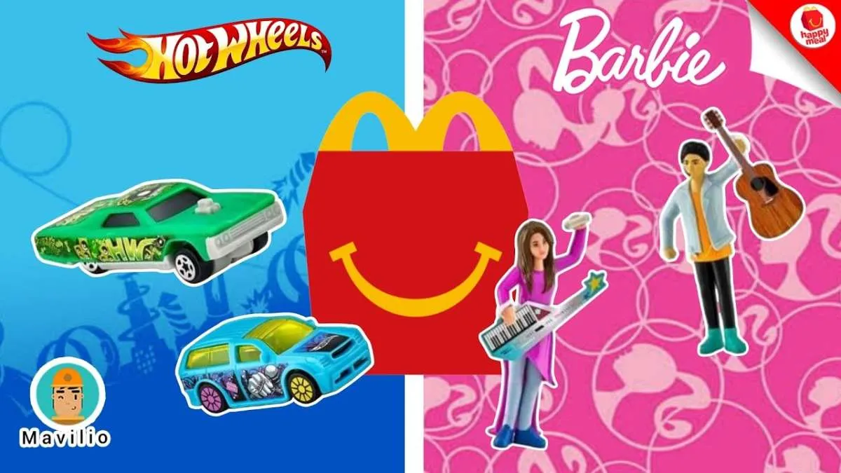 Pesan Paket McDonald’s Happy Meal Berhadiah Mainan Barbie dan Hot Wheels