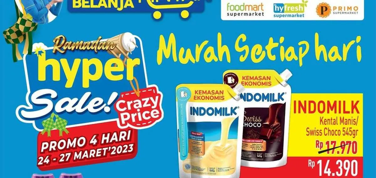 Promo Hypermart hingga Senin 27 Maret 2023, Belanja Lebih Murah di Awal Pekan