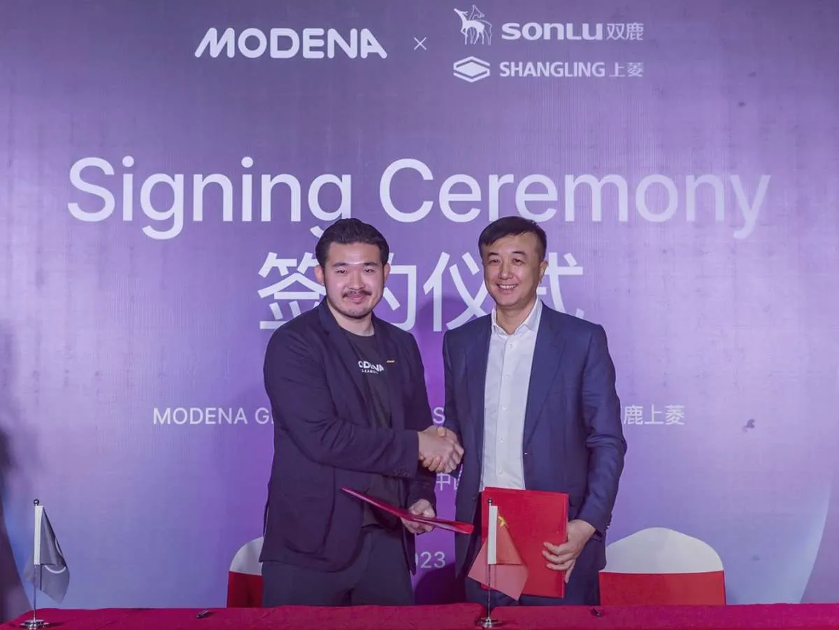 MODENA Jalin Kerjasama dengan Sonlu-Shangling, Perusahaan Manufaktur Asal China