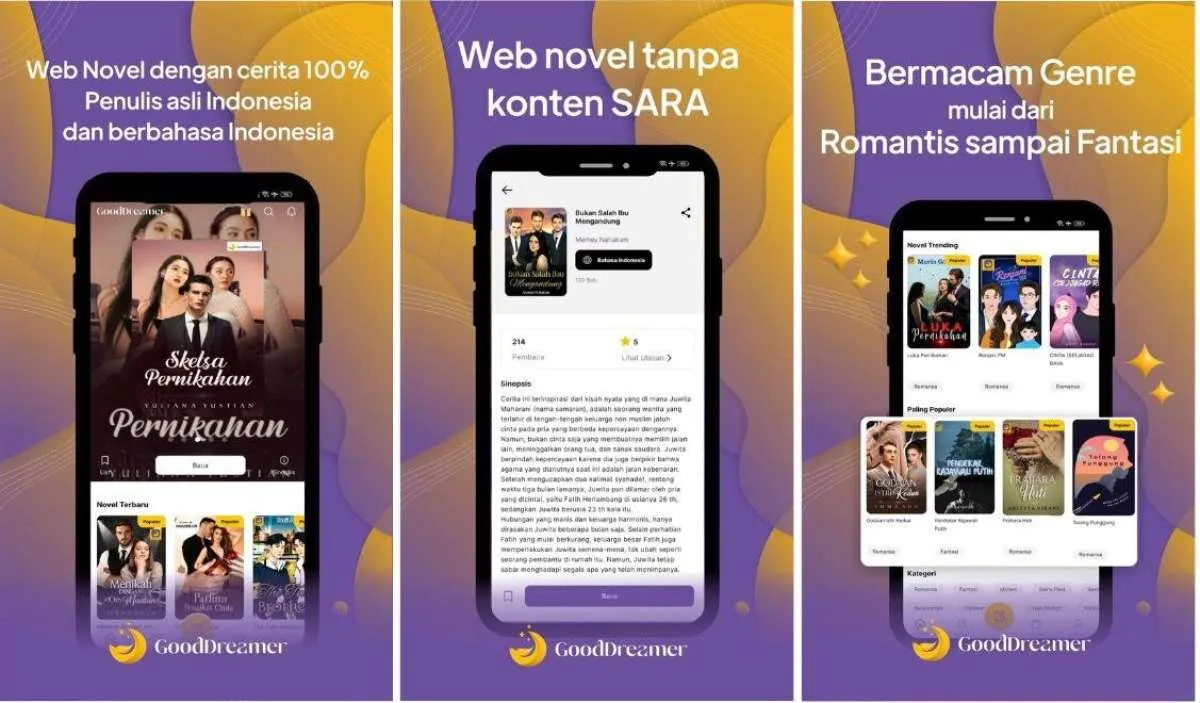 Fasilitasi Penulis Lokal, GoodDreamer Publikasikan 300 Judul Novel Online Tahun 2023