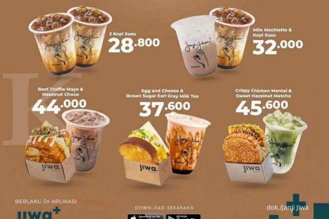 Promo Janji Jiwa Payday 25 Feb - 2 Mar 2022, Ada 5 Paket Kopi dan Toast Harga Hemat!