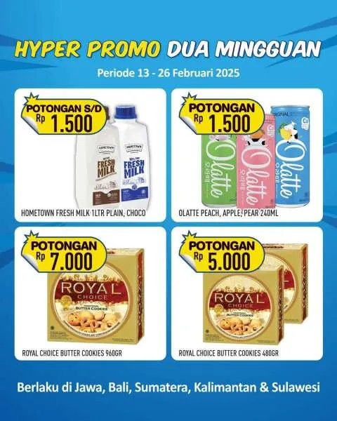 Promo Hypermart Dua Mingguan Periode 13-26 Februari 2025