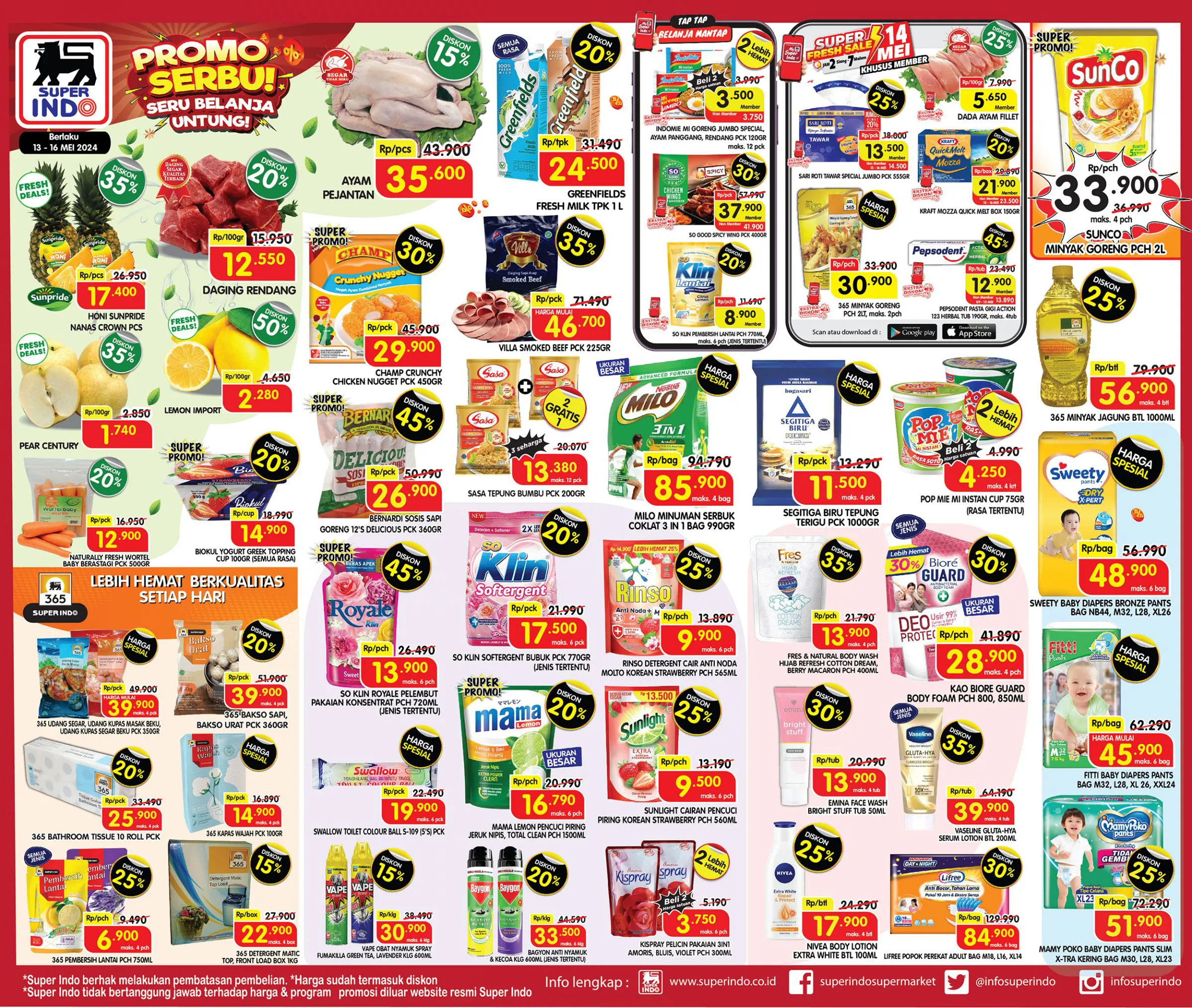 Promo Superindo Weekday Periode 13-16 Mei 2024