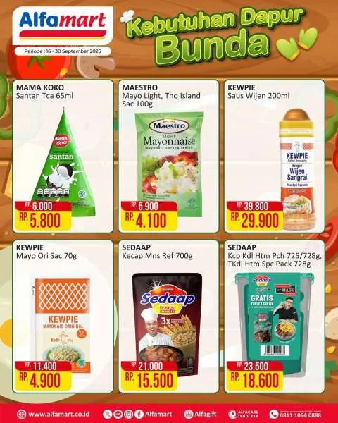 Promo Alfamart Kebutuhan Dapur Periode 16-30 September 2025