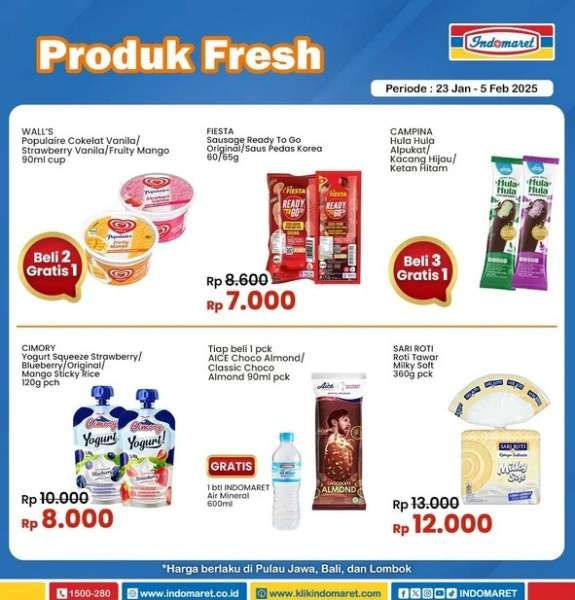 Promo Indomaret Super Hemat 23 Januari-5 Februari 2025