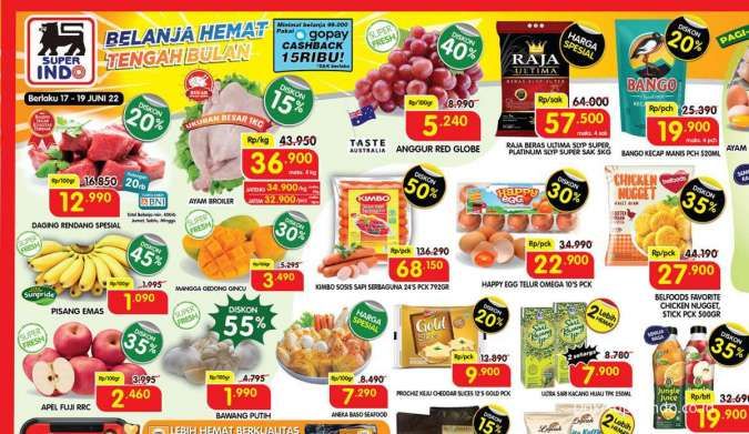 Katalog Promo JSM Superindo Diskon Hingga 55%, Berlaku sampai 19 Juni 2022