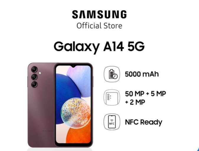 Samsung A14 5G, Harga dan Spesifikasi Terbaru Bulan Desember 2023
