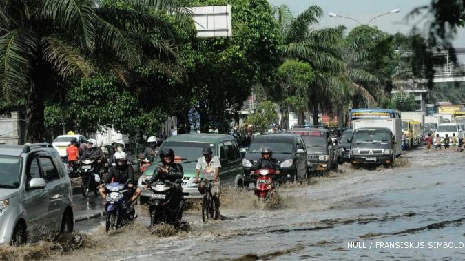 Puncak curah hujan di Jakarta sudah lewat