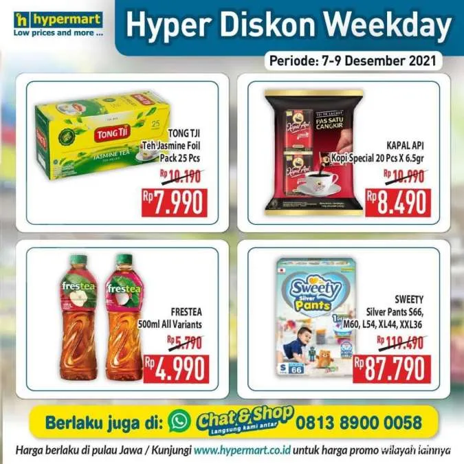 Promo Hypermart Hyper Diskon Weekday 7-9 Desember 2021