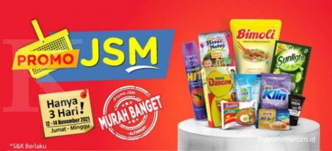 Promo JSM Alfamart 12-14 November 2021, belanja dengan harga lebih murah