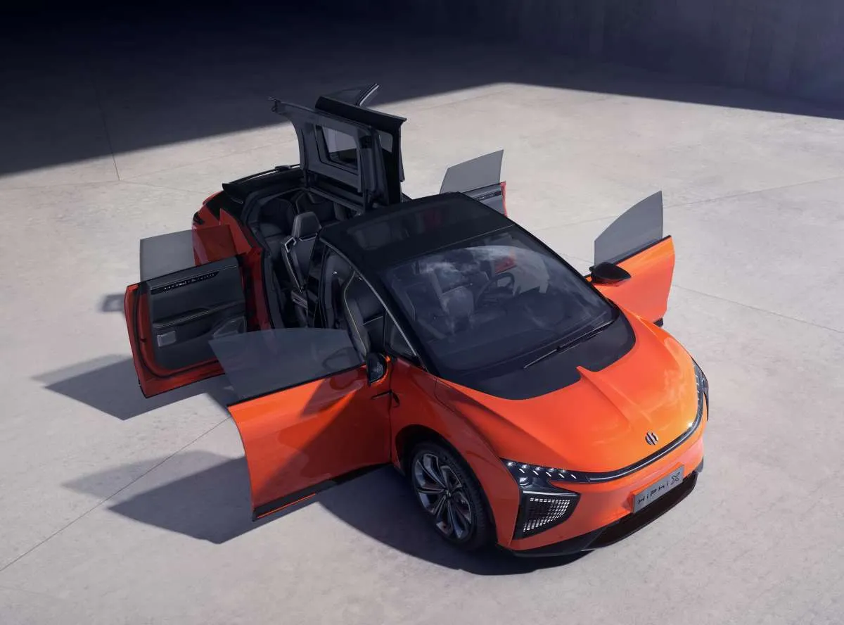 Mobil listrik asal China HiPhi X miliki kemiripan dengan Tesla Model X