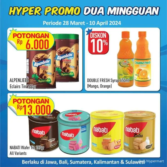 Promo Hypermart Dua Mingguan Periode 28 Maret-10 April 2024