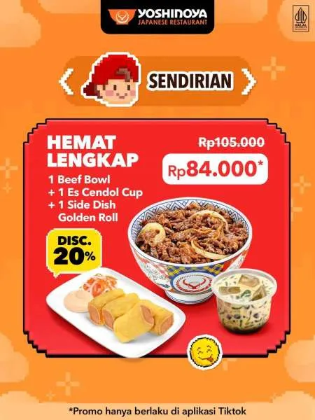 Promo Yoshinoya TikTok Sendirian 4