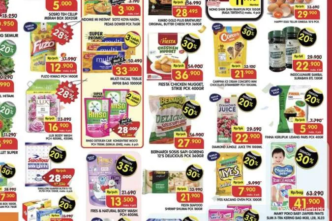Promo Superindo Weekday 4-7 Agustus 2025, Sosis Bernardi-Tuna Fillet Diskon s/d 50%