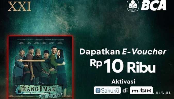 Promo Tiket Film Horor Kang Mak Cashback 50% dengan BCA, Dapatkan E-Voucher Rp 10.000