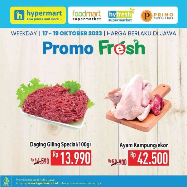 Promo Hypermart Hyper Diskon Weekday Periode 17-19 Oktober 2023