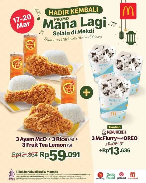 Promo McD Bertiga Hemat