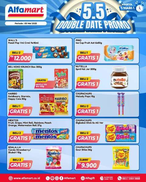 Promo 5.5 Hari Ini 5 Mei 2025 di Alfamart
