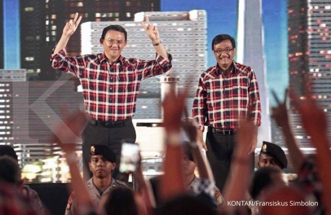 KPU DKI ngaret, Ahok dan Djarot beda sikap 