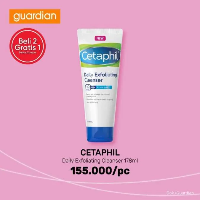 Promo Cetaphil Beli 2 Gratis 1 di Guardian