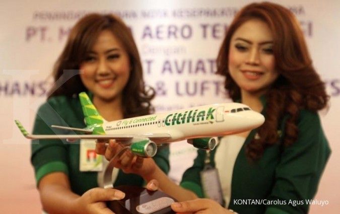 Citilink Indonesia targetkan 8 pesawatnya terpasang wifi gratis tahun ini