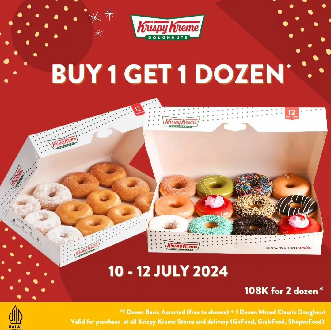 Krispy Kreme beli 1 gratis 1