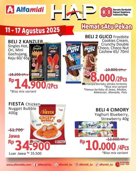 Promo Alfamidi Hemat Satu Pekan Periode 11-17 Agustus 2025