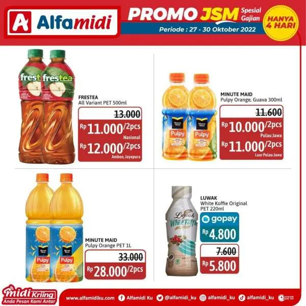 Promo JSM Alfamidi Spesial Gajian Periode 27-30 Oktober 2022