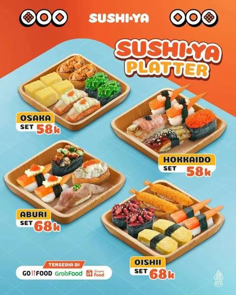 Promo Sushi Platter dari SushiYa Oktober 2025