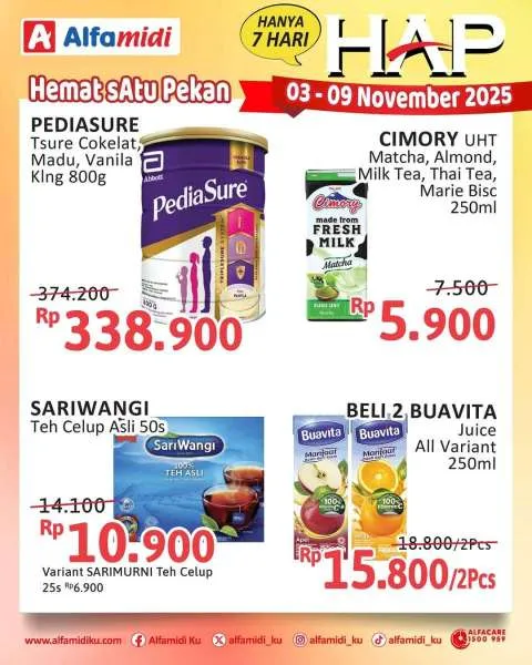 Promo Alfamidi Hemat Satu Pekan Periode 3-9 November 2025