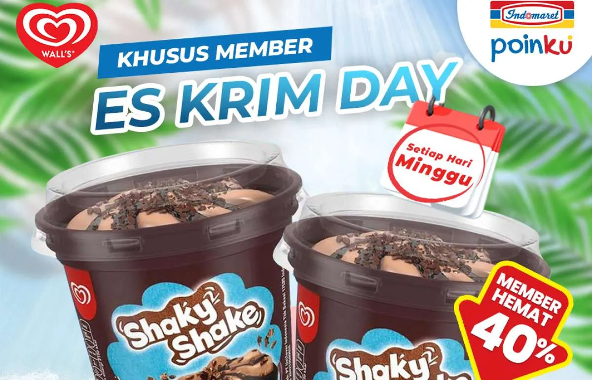 Promo Es Krim di Indomaret Hanya Hari Ini Minggu 3 Agustus 2025, Harga Khusus Member