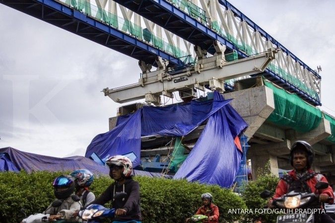 Korban robohnya LRT Jakarta Timur dirawat di RS Columbia Asia  