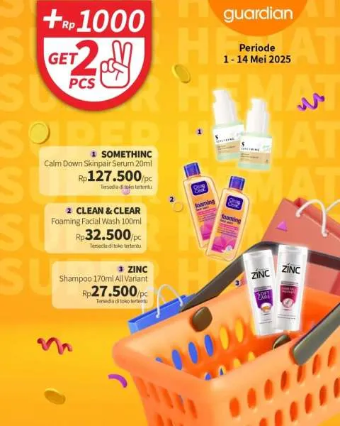 Promo Guardian Super Hemat Periode 1-14 Mei 2025
