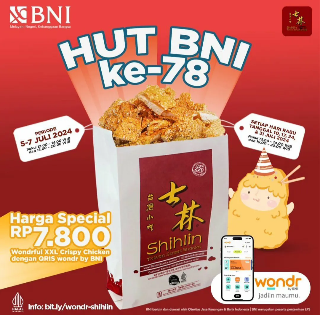 HUT BNI ke-78 Shihlin